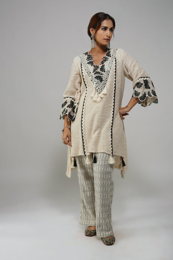 Elegant Linen Tunic and Pants Set