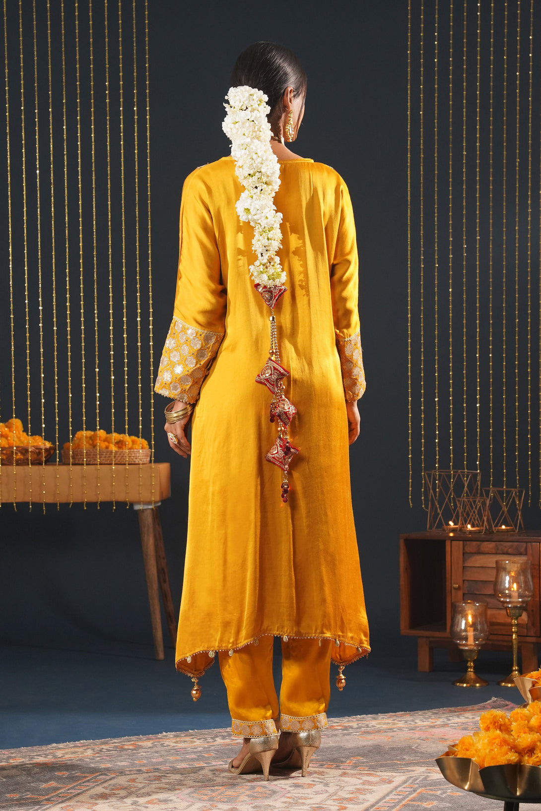 Luxurious Mustard Choga Suit