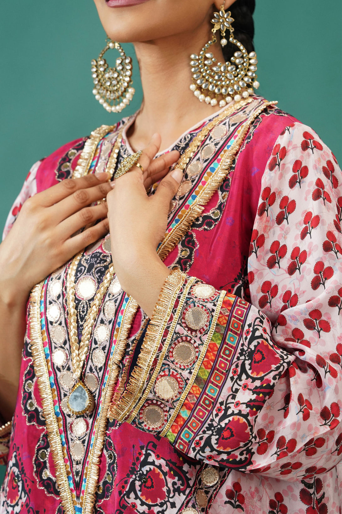 Floral Ensemble Baby Pink Suit